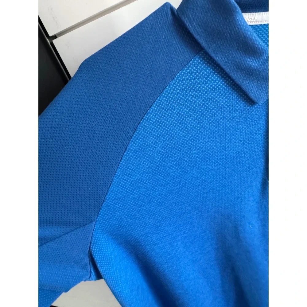 Nike Golf Dri Fit Men's Blue Polo‎ Shirt Size Medium
